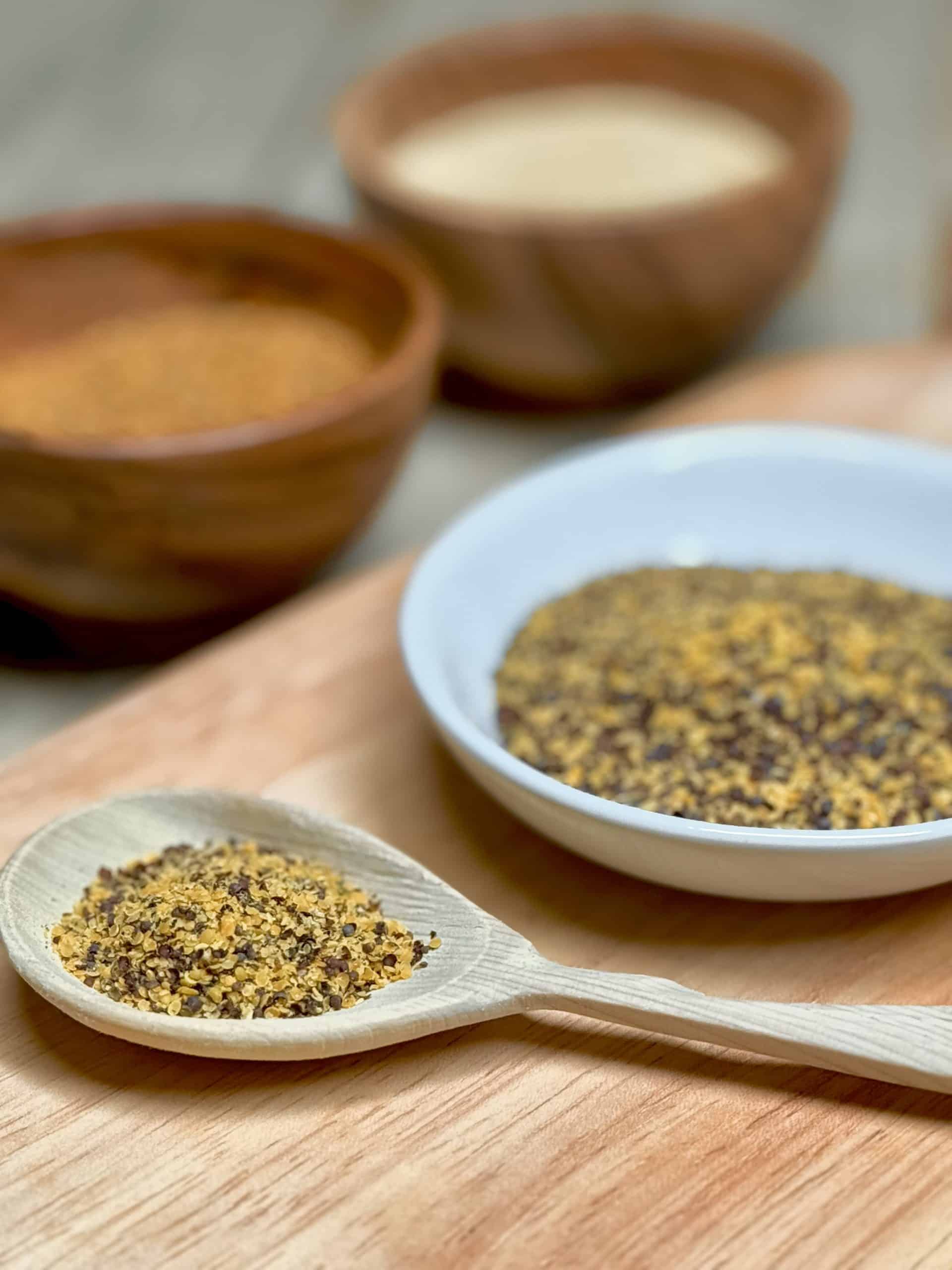 Cracked Mustard Seeds, Bran & Mustard Oil Cake